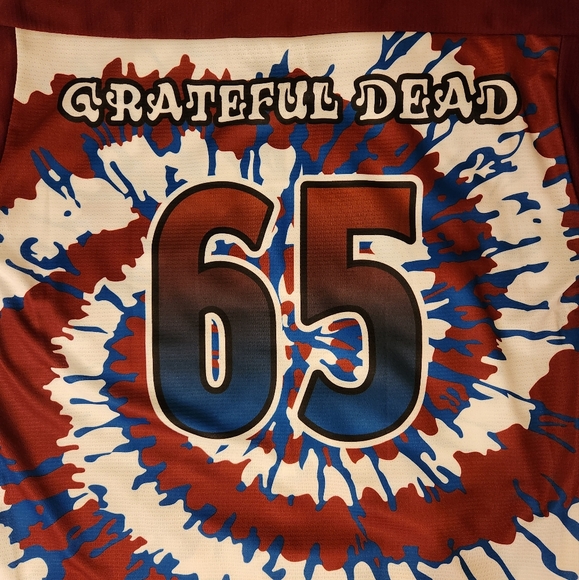 NWOT Limited Edition Grateful Dead Hockey Jersey - Tie Dye - Picture 7 of 9